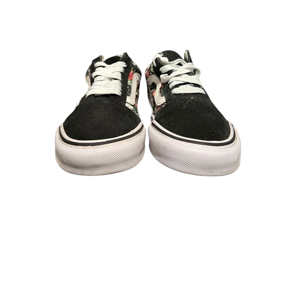 VANS Old Skool Shabby Garden Floral Canvas Suede Leather Women’s Sneakers Size 8 - Picture 3 of 9